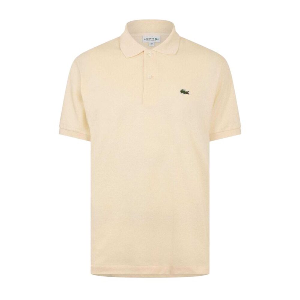 Lacoste Mens Classic Short-Sleeved Polo Shirt / Beige